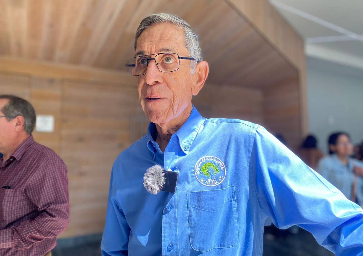 José Guadalupe Bustamante Moreno, director del Hospital de Salud Mental de Tijuana.