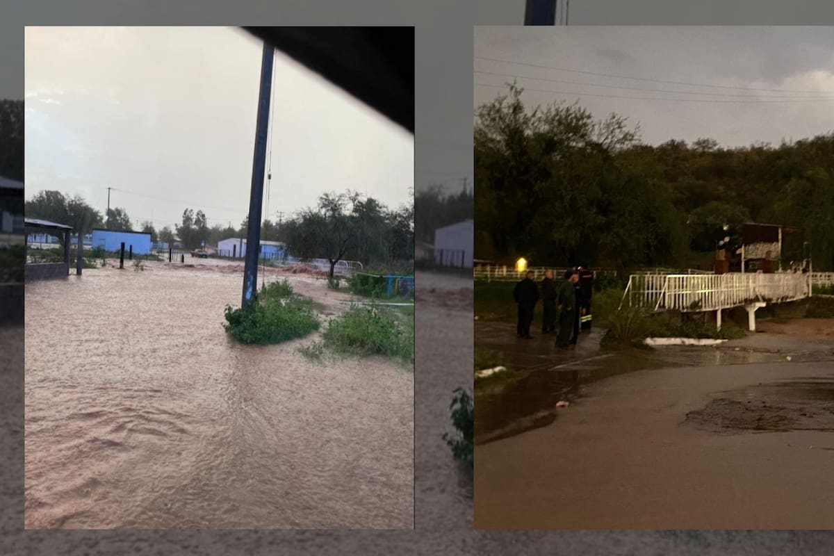 Azota tormenta monzónica en Ímuris con crecida del Río Bambuto; reportan tres casas inundadas