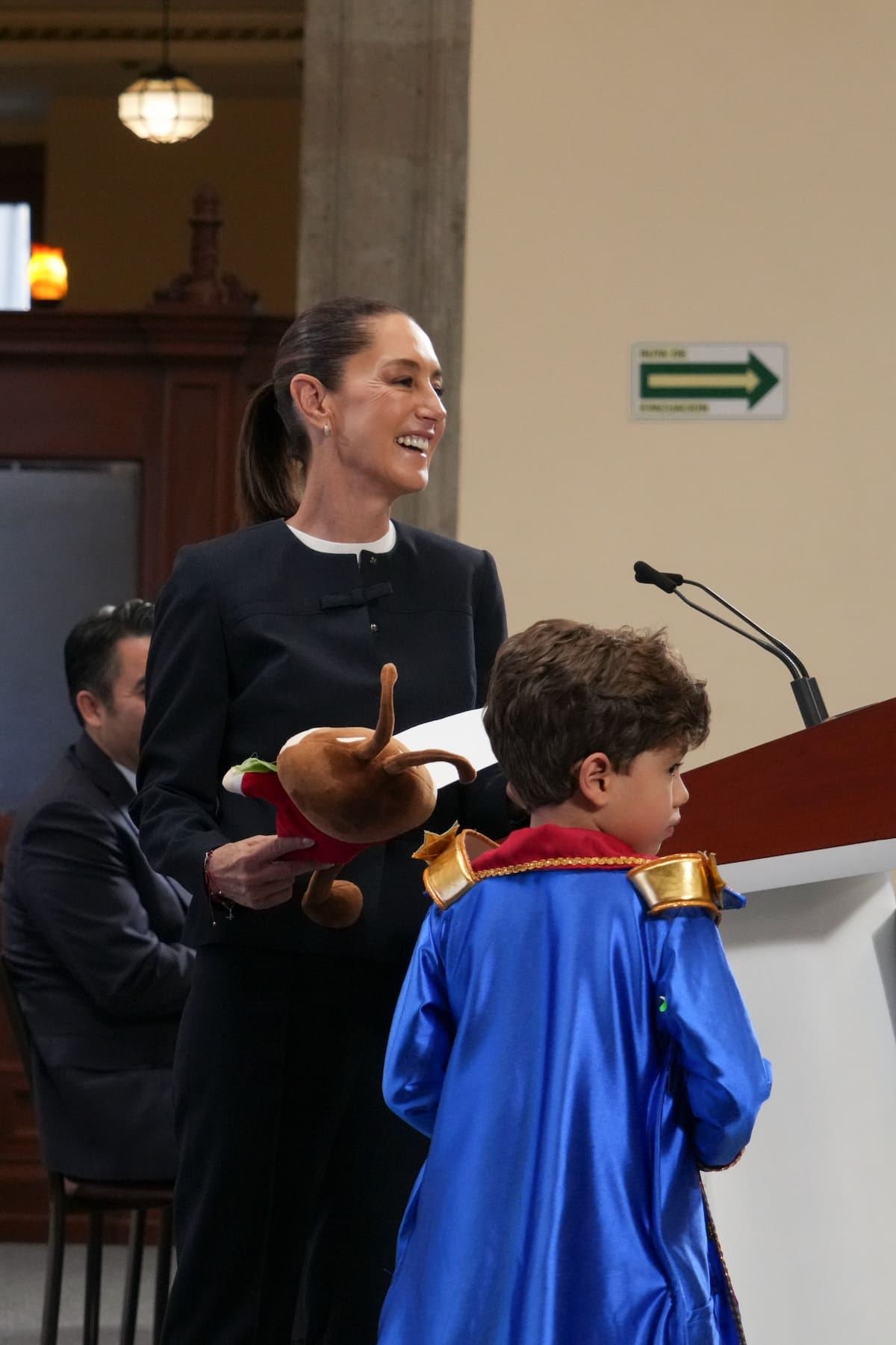 La presidenta Claudia Sheinbaum Pardo celebra a los niños en su día este 30 de abril del 2025. | Crédito: Presidencia