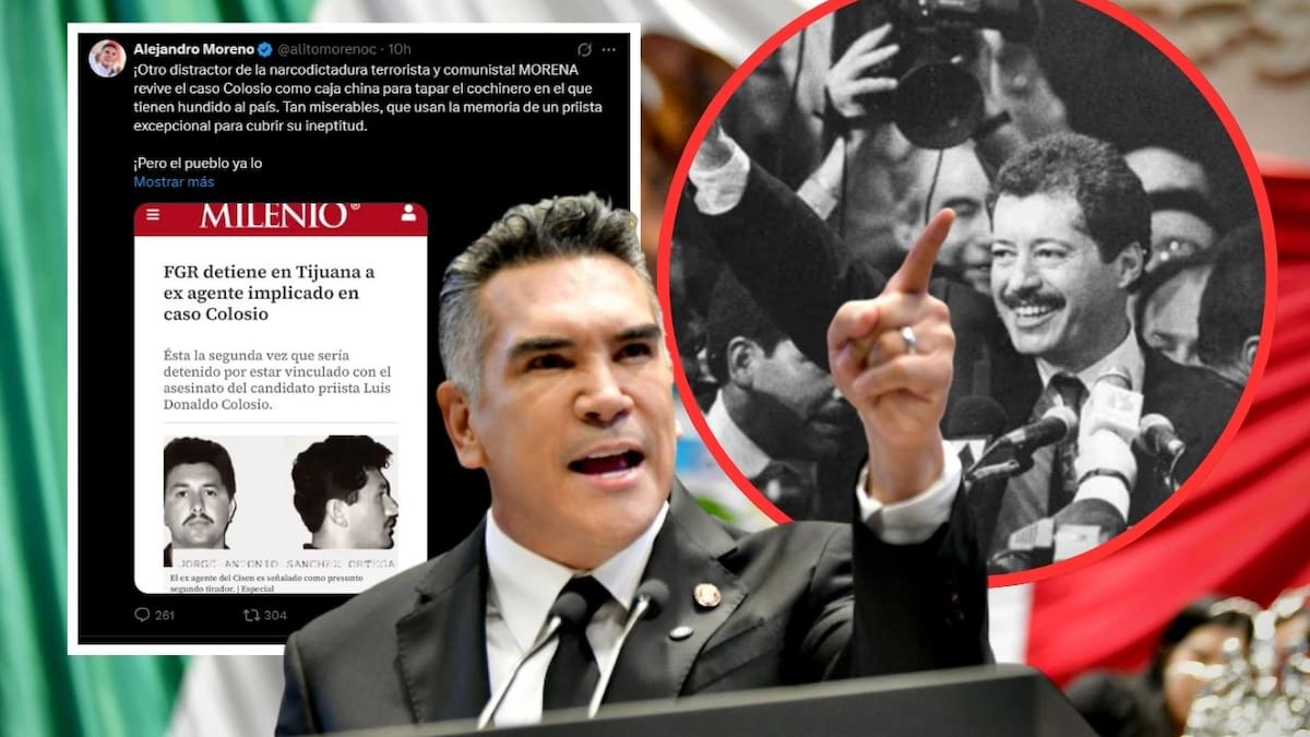 “Tan miserables, que usan la memoria de un priista excepcional para cubrir su ineptitud”: Alito Moreno acusa a Morena de utilizar el caso Colosio como un distractor de los problemas actuales de México