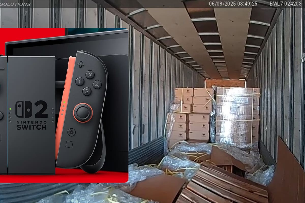 Roban más de 2,800 consolas Nintendo Switch 2 de un tráiler en EE.UU.