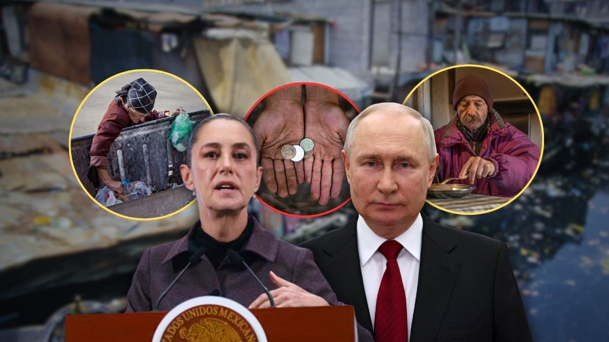 Mientras en México la pobreza se refleja en hambre, techos de lámina y colonias sin servicios, en Rusia los sectores más pobres viven en vivienda formal con calefacción, pero con ingresos limitados y consumo restringido