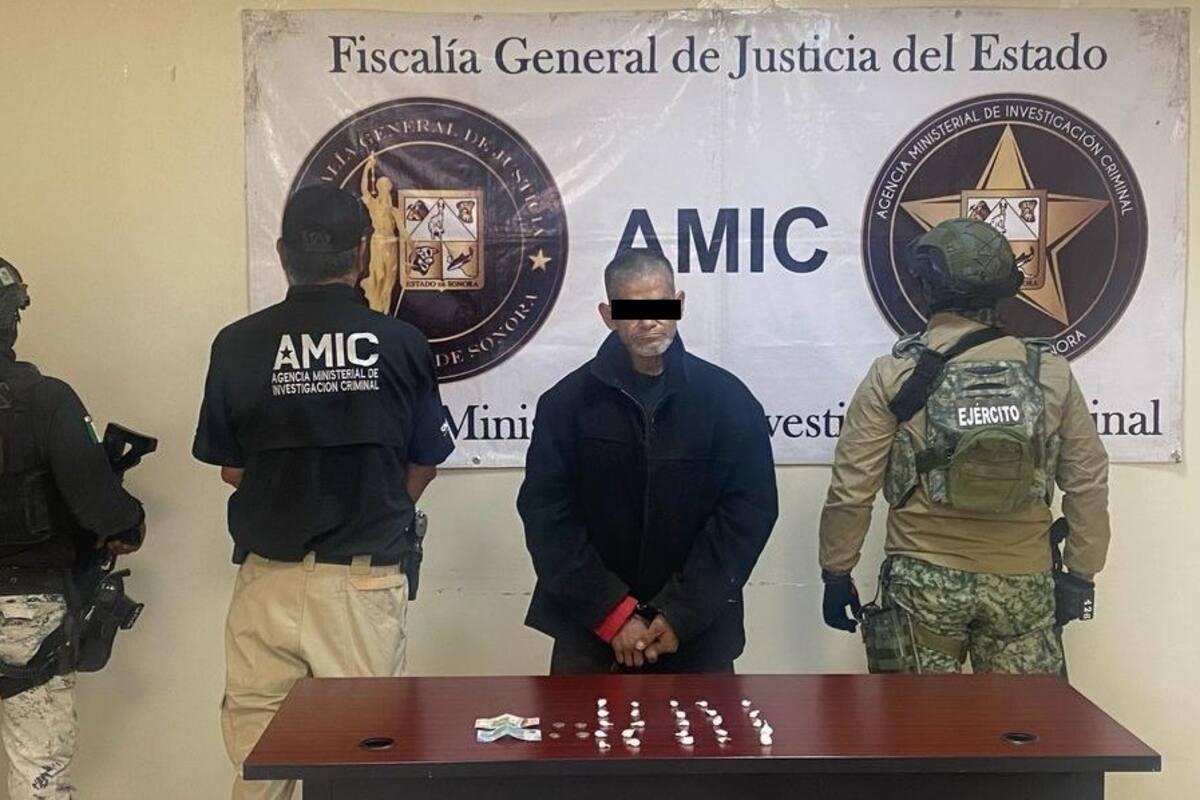 Detienen a hombre con droga tras cateo en San Luis Río Colorado
