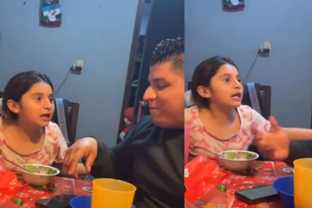 VIDEO: niña se vuelve viral por reclamarle a su papá por seguir a mujeres sensuales en Instagram