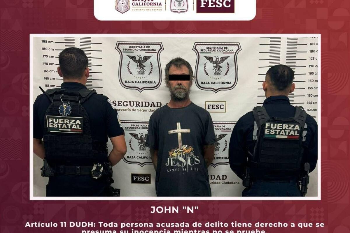 Detienen a hombre buscado en EU por secuestro y abuso contra menores