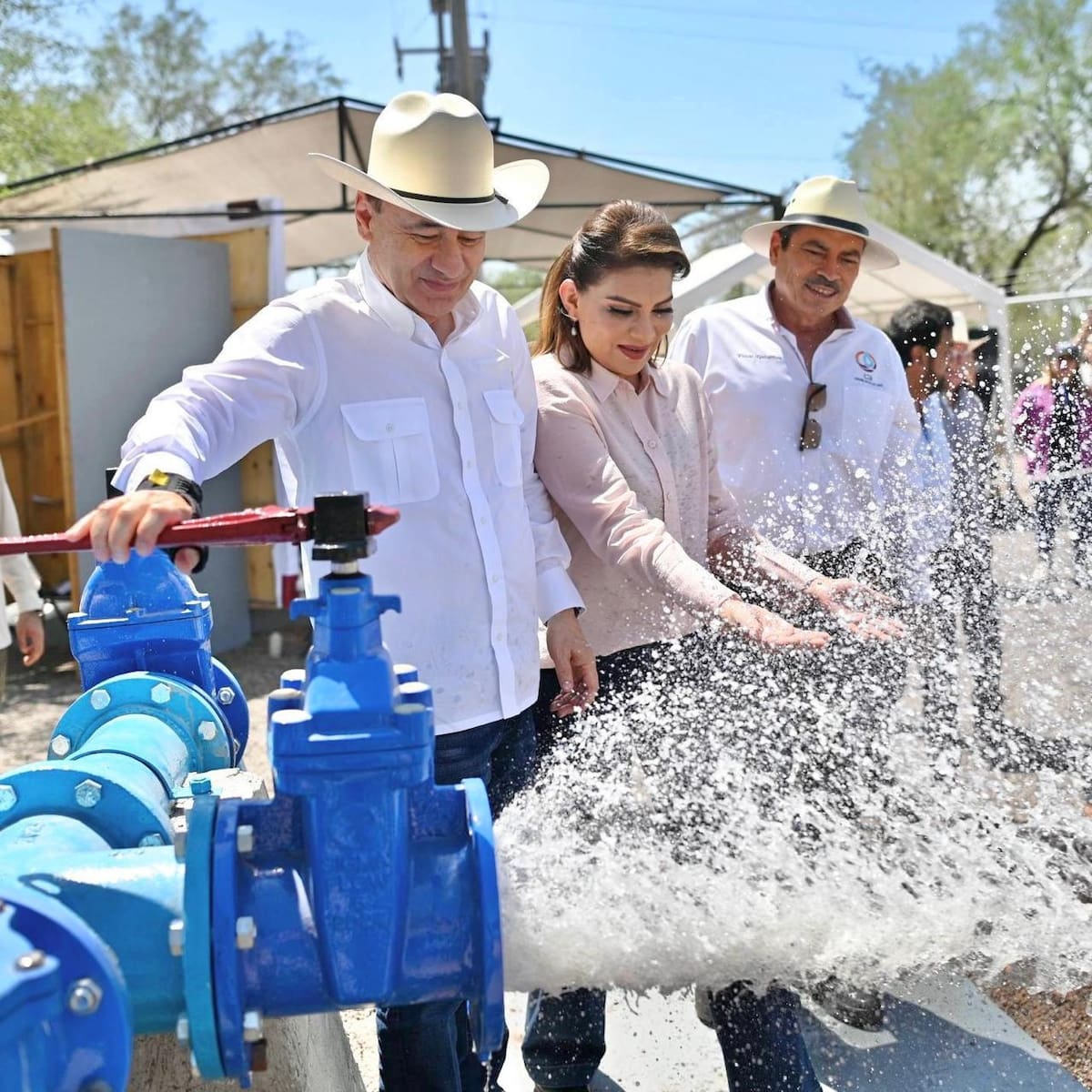 Lorenia Valles en el marco del evento de presentación del “Plan Integral Agua para Sonora”.