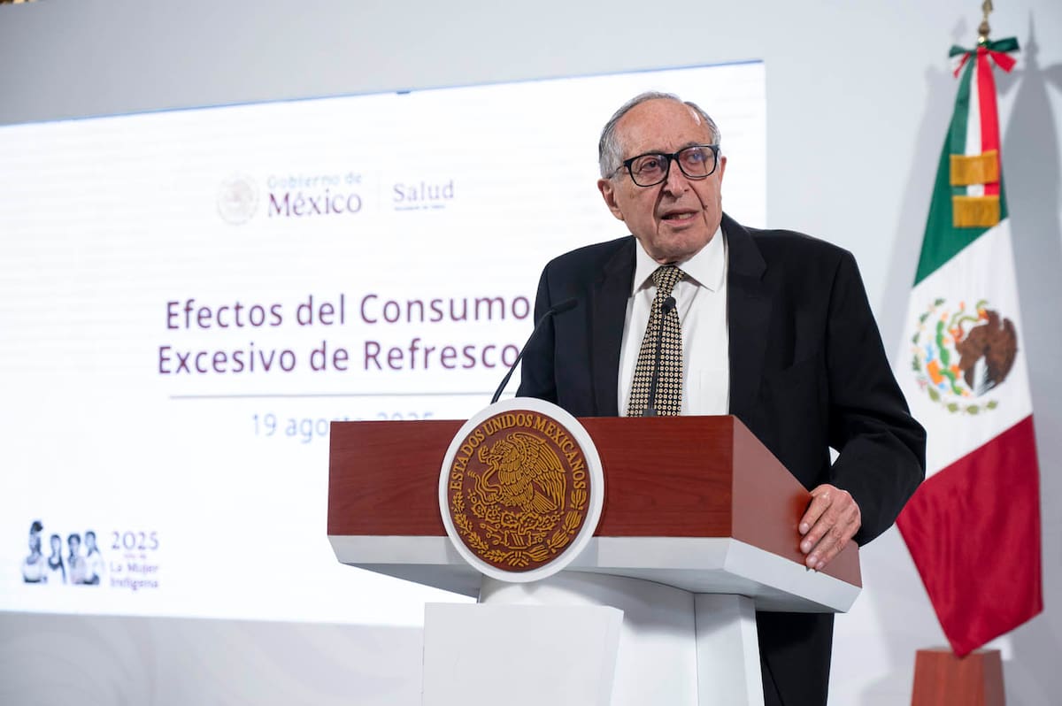 Cuauhtémoc, Ciudad de México. 19 de agosto 2025. Conferencia de prensa matutina en el salón de la Tesorería de Palacio Nacional | Escorcia/Presidencia