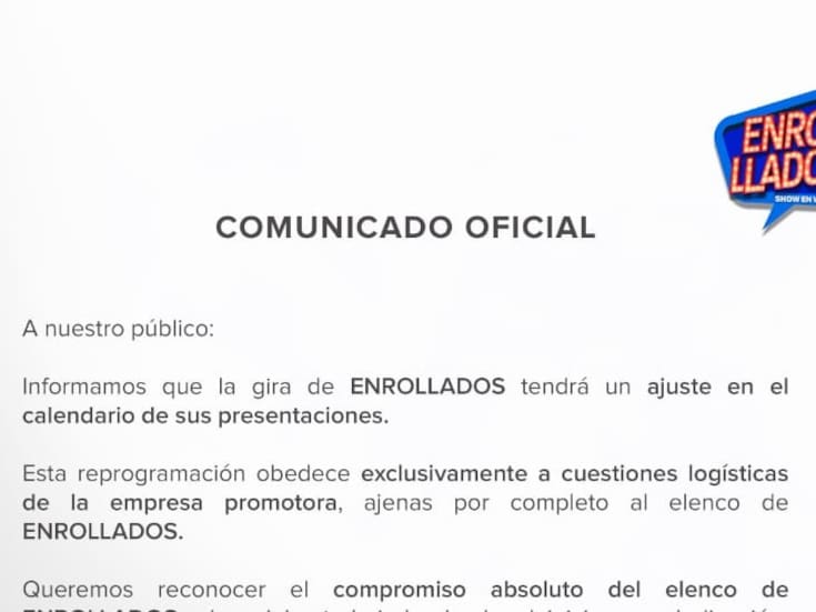 “Enrrollados” ajusta su calendario para nuevas fechas