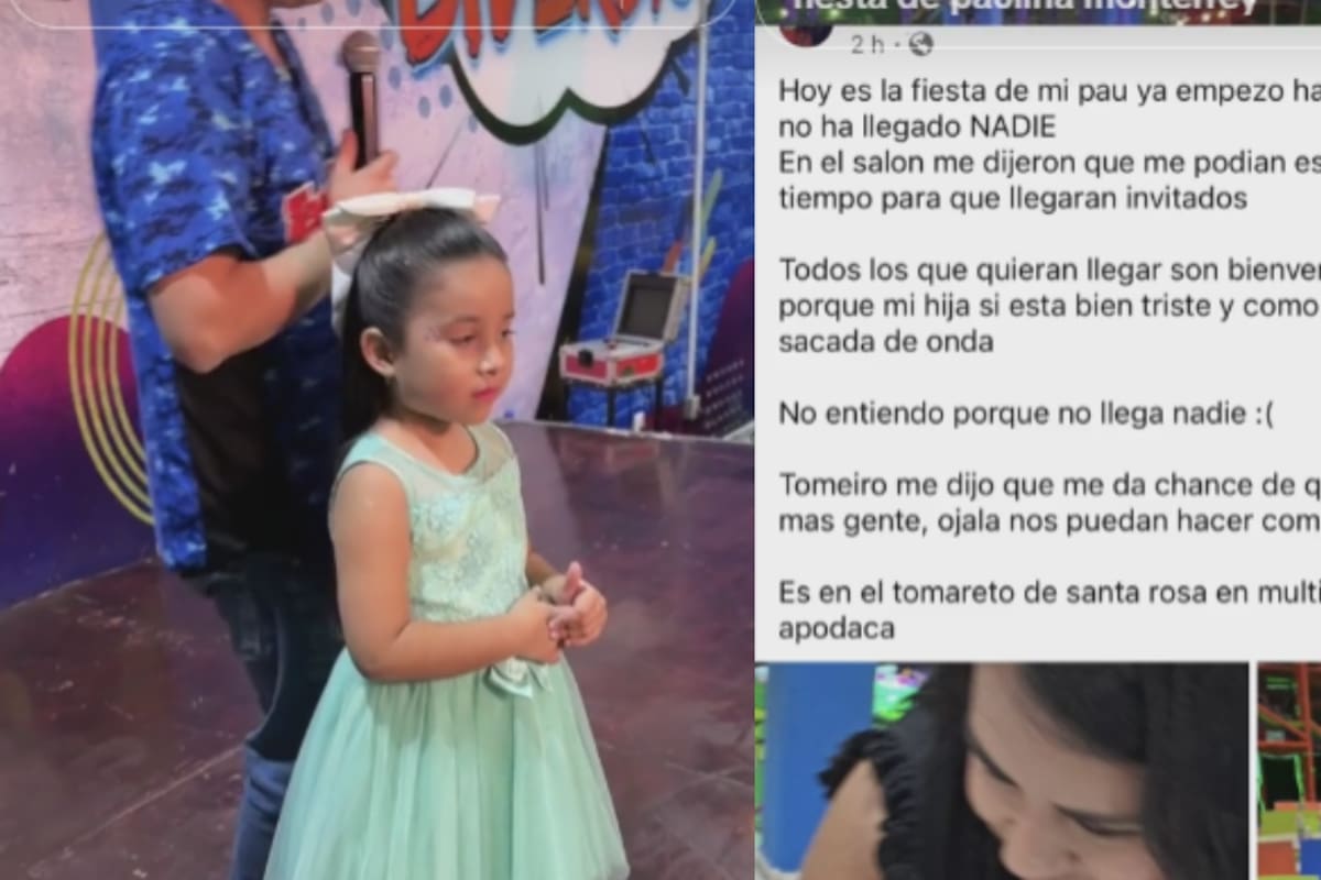 Nadie va a la fiesta de cumpleaños de una niña y se vuelve viral; al poco tiempo ya tenían el local lleno