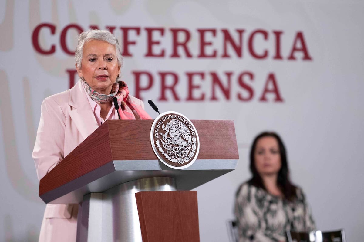 Olga Sánchez Cordero, primera titular de Segob con AMLO, fue la encargada de recibir al Rey español Felipe VI.
Foto: Carlos Ramos Mamahua /Presidencia