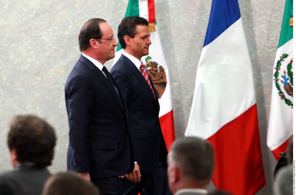 ARCHIVO. En el Salón "Adolfo López Mateos", Enrique Peña y Francois Hollande presenciaron la firma de diversos acuerdos. | Crédito: Agencia Reforma