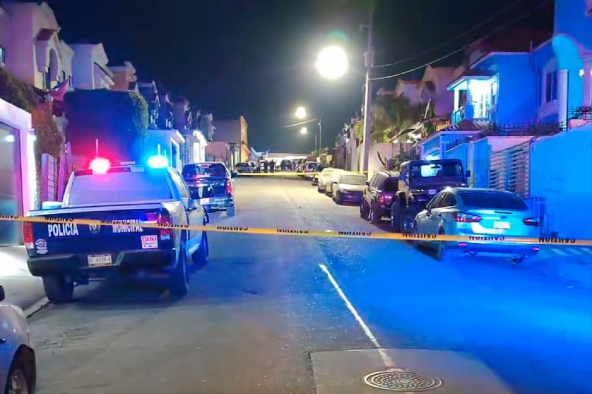 Matan a balazos a hombre en Villas del Sol en Ensenada