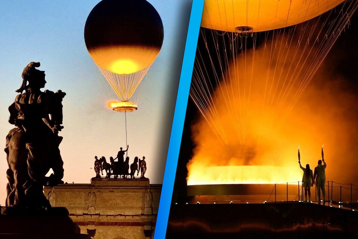 Así funciona el pebetero de París 2024 con fuego falso