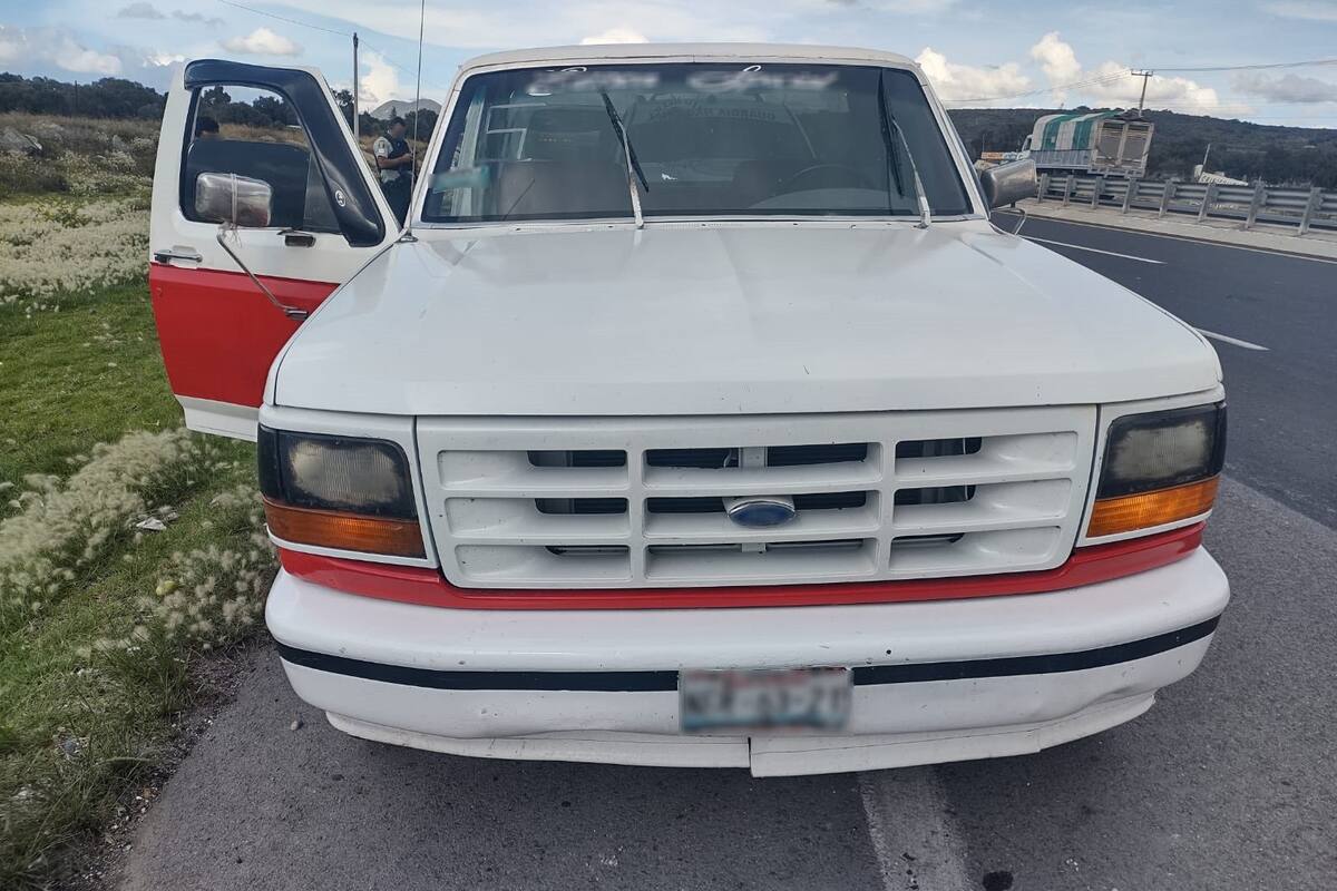 GN rescata a chofer privado de su libertad durante robo y logran recuperar camión con mercancía en Hidalgo