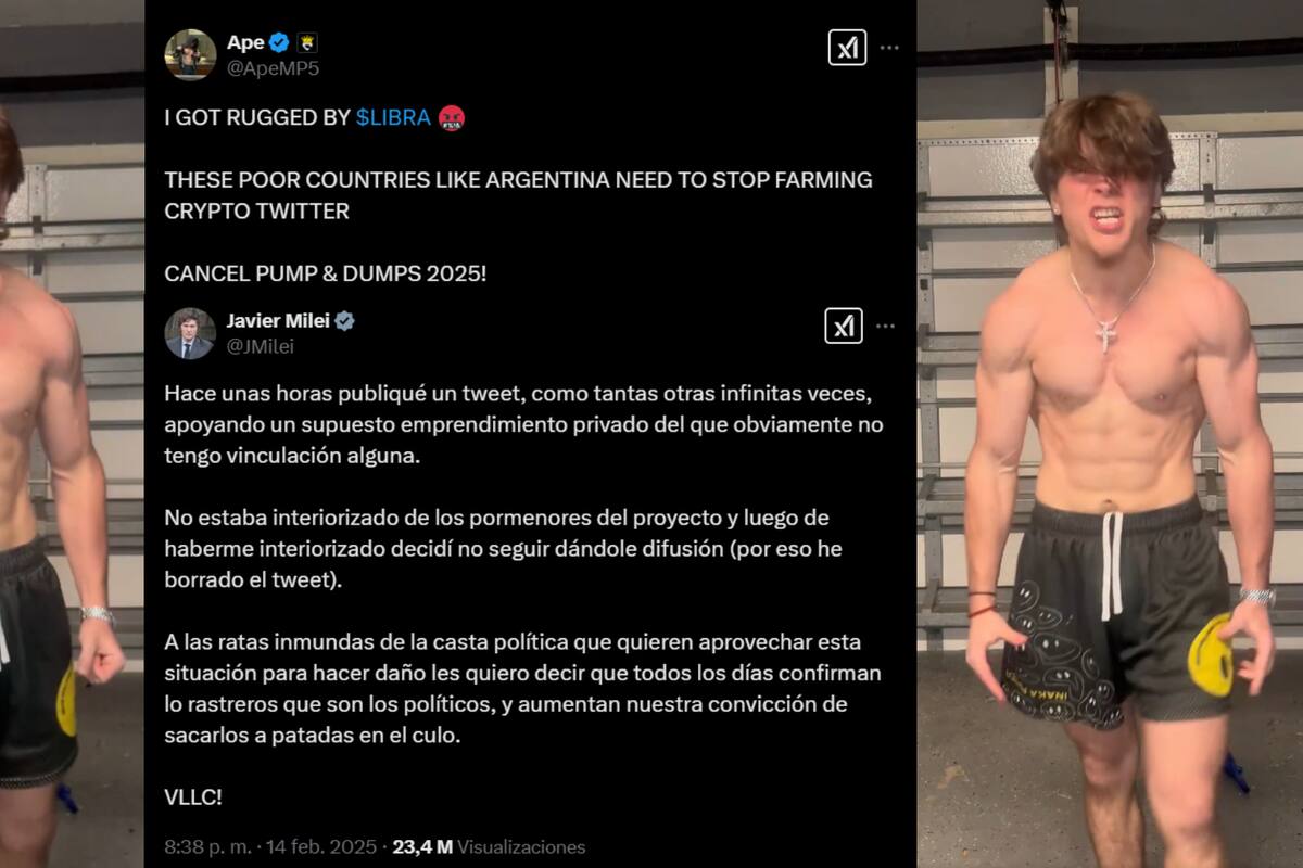 Influencer estalla contra Milei y lo acusa de haber perdido su fortuna por la criptomoneda que promocionaba el mandatario argentino