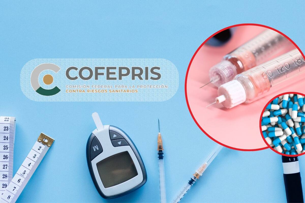 Alerta Cofepris sobre lotes falsificados de medicamentos para la diabetes