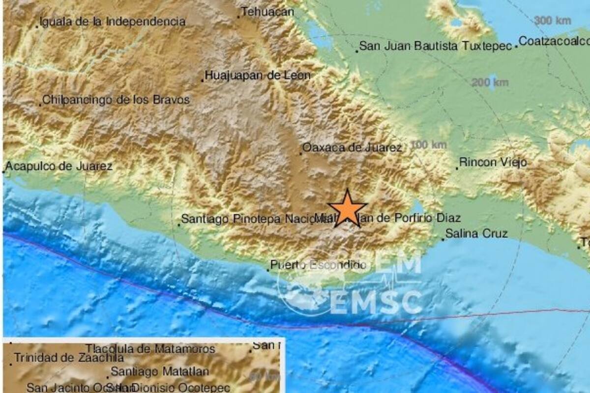 Reportan sismo de 5.2 grados en Oaxaca; descartan afectaciones en CDMX