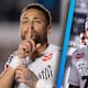 Neymar Jr. se va a los “manotazos” con el hijo de Robinho durante el entrenamiento del Santos de Brasil