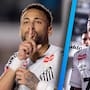 Neymar Jr. se va a los “manotazos” con el hijo de Robinho durante el entrenamiento del Santos de Brasil