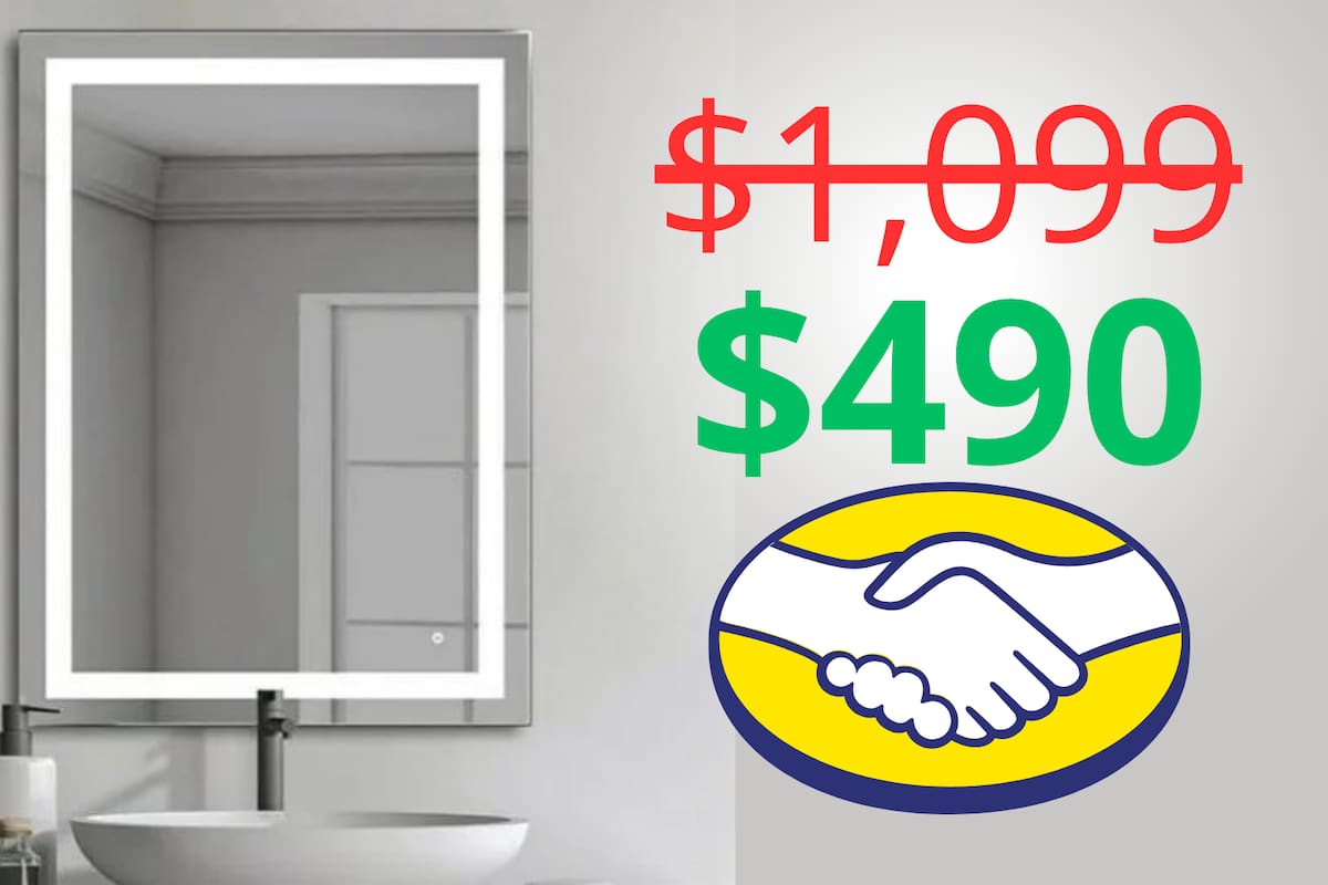 ¡Oferta Relámpago! Espejo con Luz LED en ¡53% OFF: De $1,099 a Solo $490 en Mercado Libre