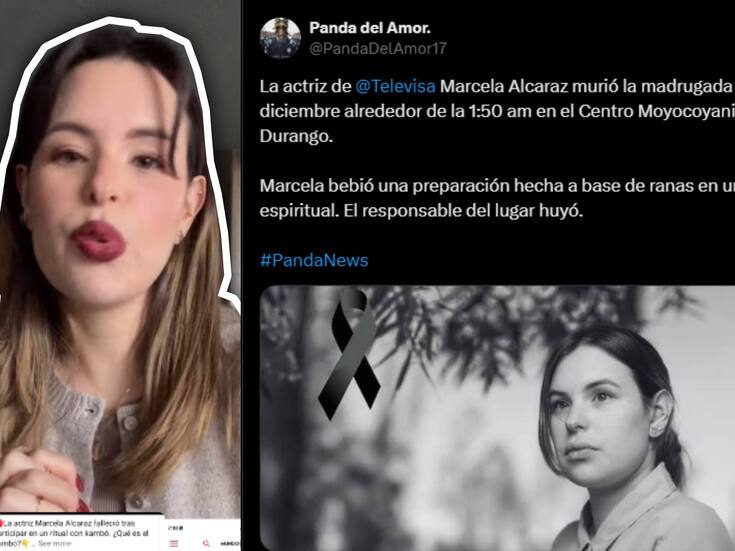 Actriz Marcela Alcaraz desmiente rumores de su muerte