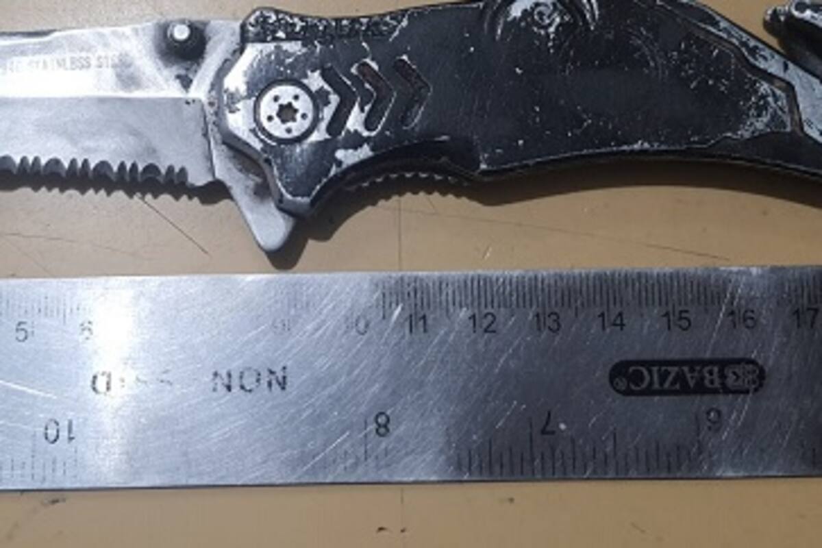 Hombre portaba arma prohibida y era buscado por violencia familiar