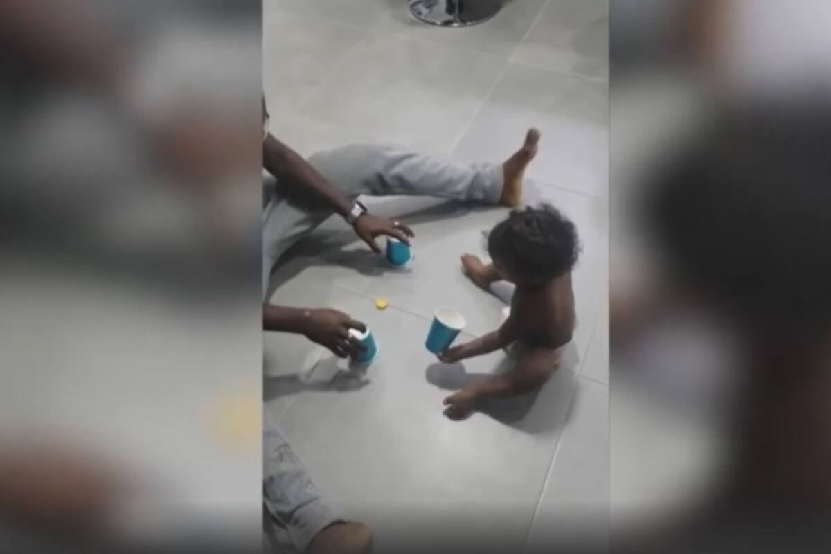 Pone a prueba a su bebé con juego 'en dónde quedó la bolita'