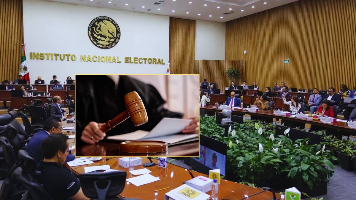 Juez denuncia al INE por desacato y ordena detener proceso electoral extraordinario. Foto: Especial (Archivo e ilustrativa/Canva)