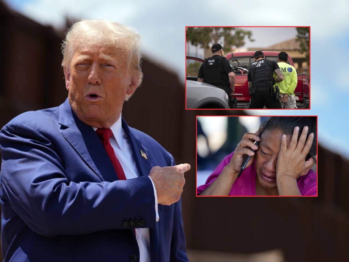 Trump confirma plan de deportación masiva de migrantes ilegales. | Crédito: AP