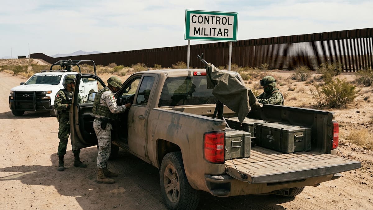 Datos oficiales de la Secretaría de la Defensa Nacional muestran un aumento sostenido en la detención de ciudadanos estadounidenses por parte del Ejército y la Guardia Nacional, principalmente por delitos relacionados con armas. (Gemini)