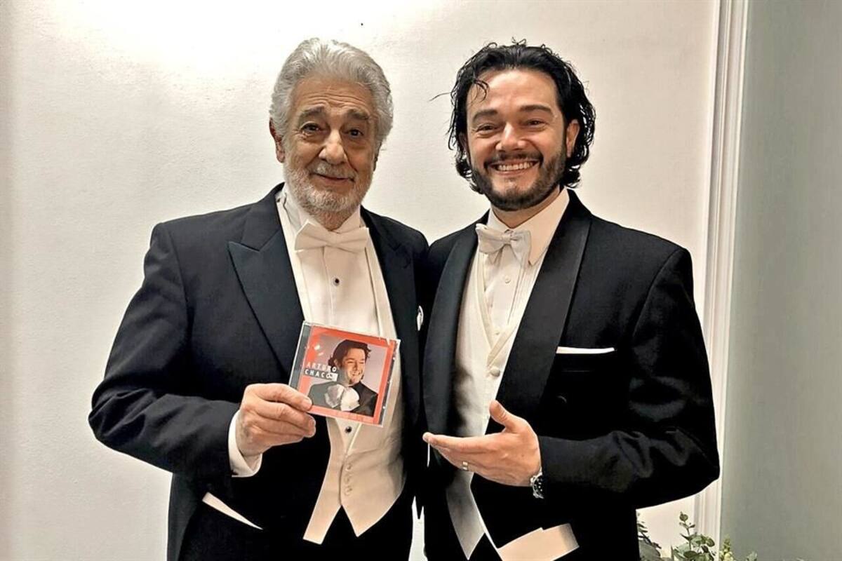 Plácido Domingo y Arturo Chacón-Cruz