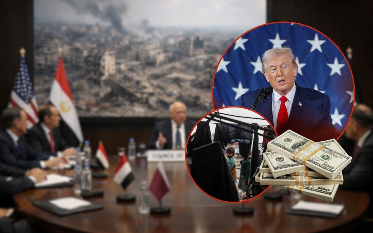 El presidente de EEUU adelantó que la llamada Junta de Paz anunciará esta semana un compromiso millonario para ayuda humanitaria y reconstrucción en Gaza. | Especial GH/Reuters