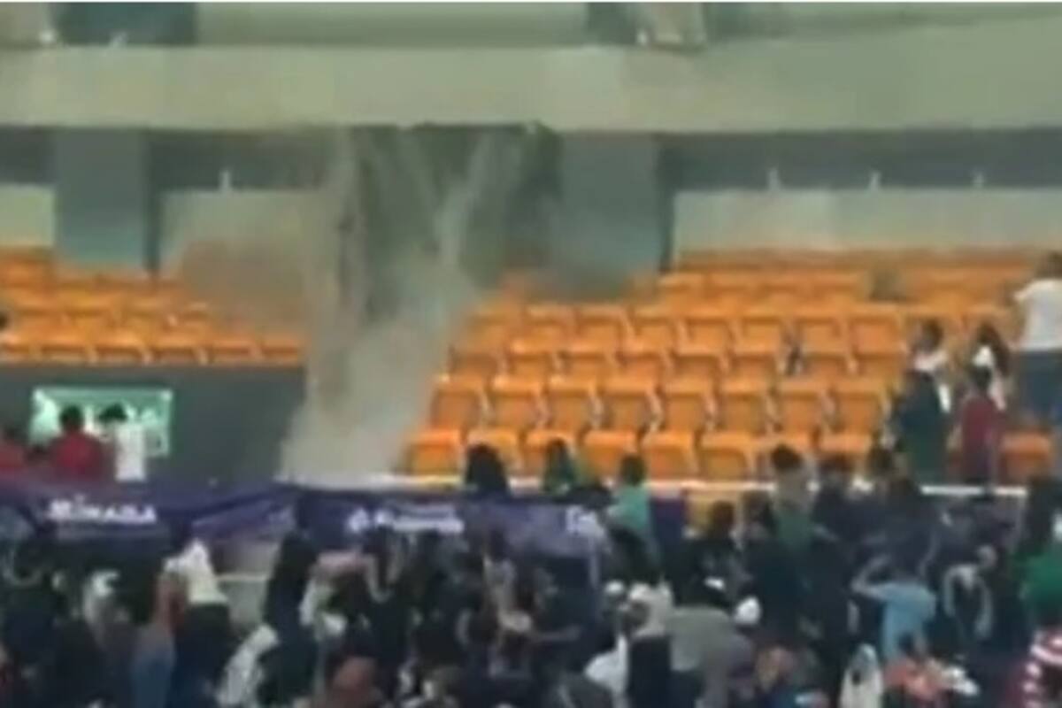VIDEO: Techo se derrumba durante Mundial de Voleibol
