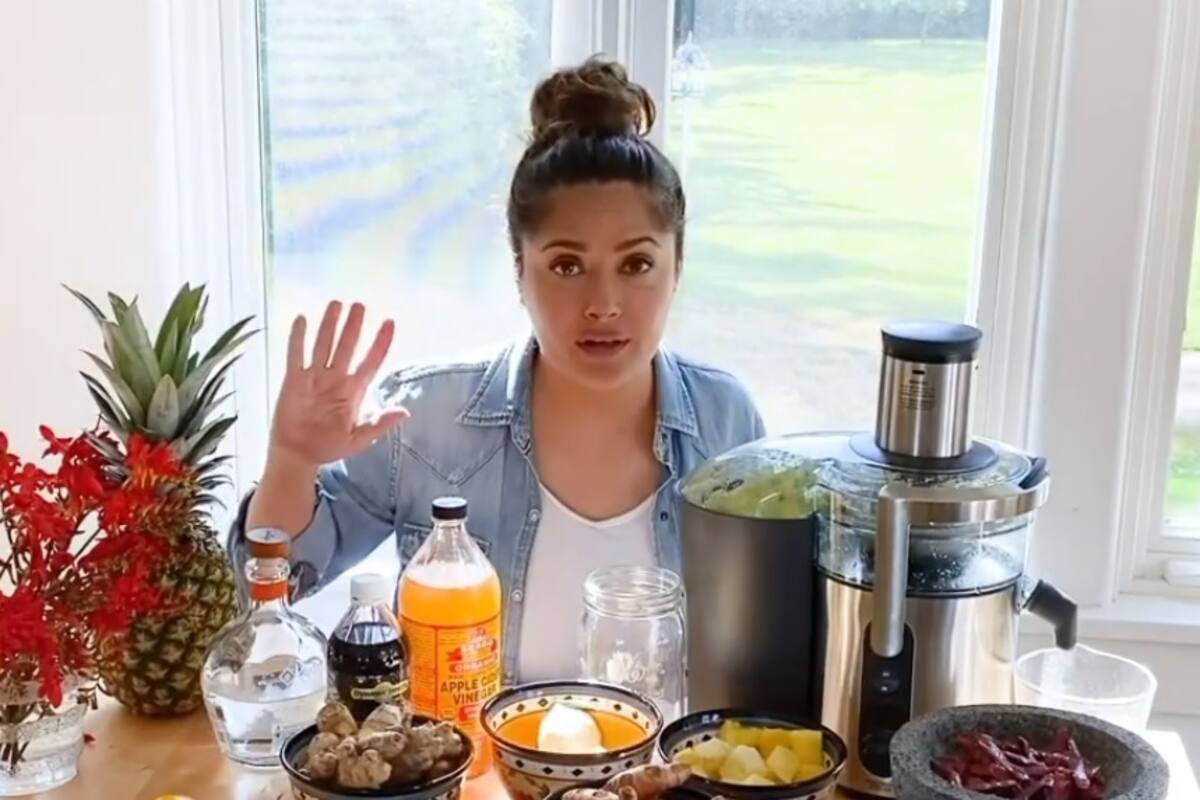 VIDEO: Salma Hayek reveló el secreto que la mantiene bella, saludable y que refuerza su sistema inmunológico