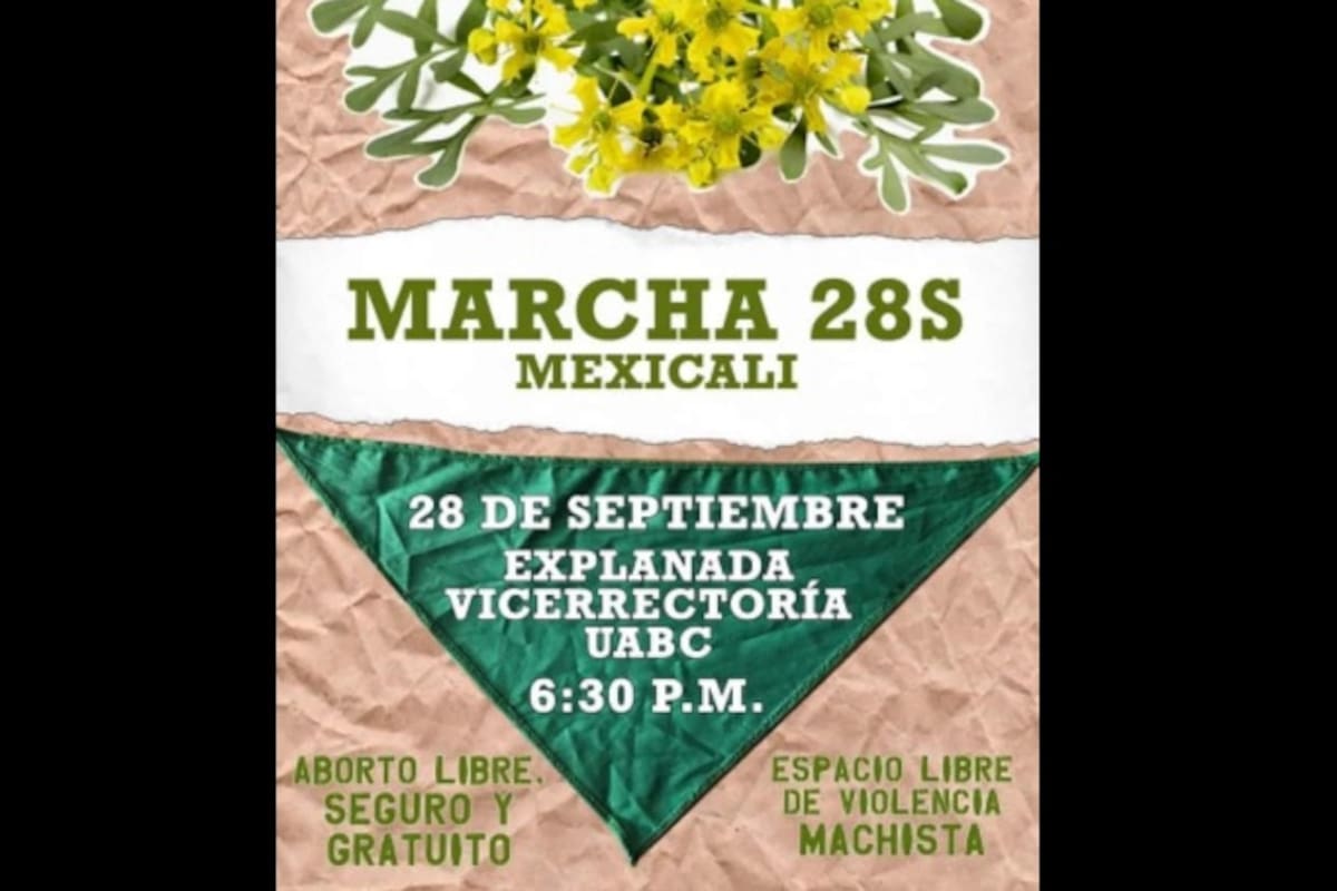 Habrá marcha en favor del aborto en Mexicali