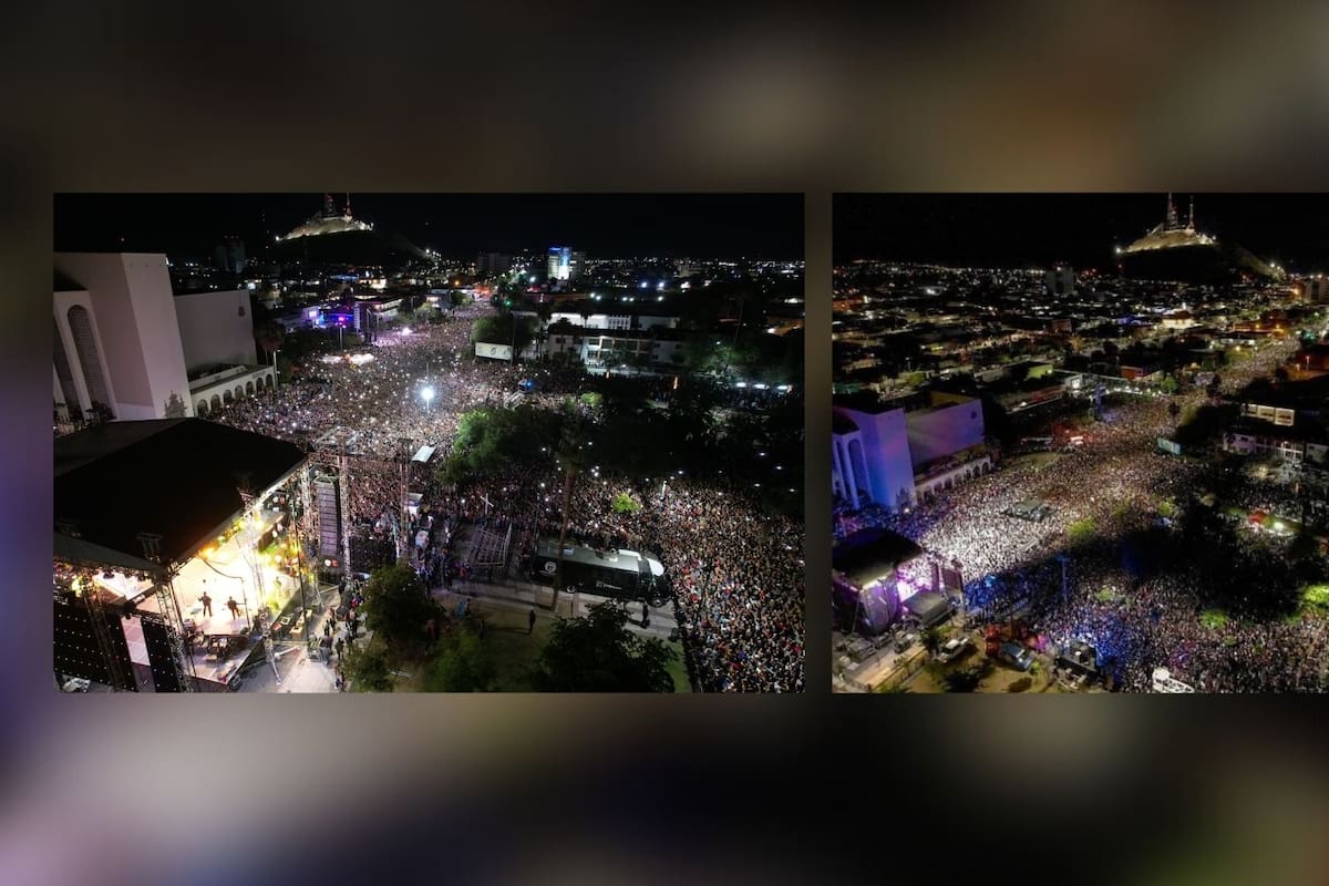 Christian Nodal supera el récord de los Ángeles Azules en las Fiestas del Pitic