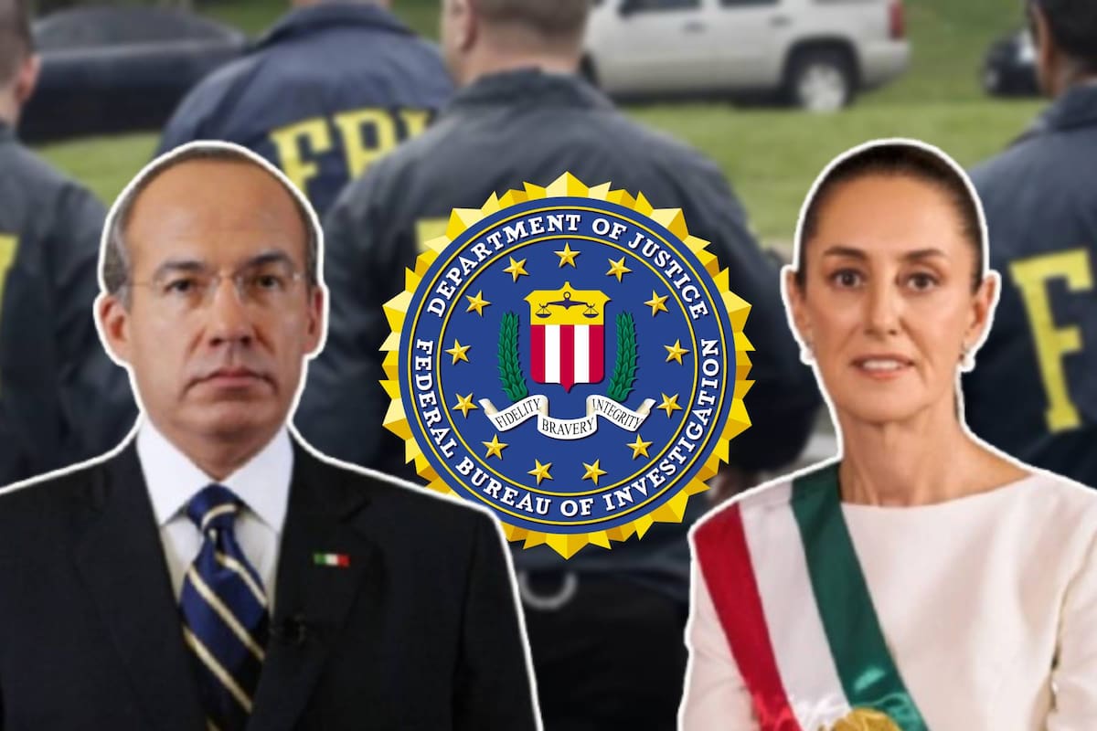 Claudia Sheinbaum señaló a Felipe Calderón de abrirle las puertas de México a agencias de Estados Unidos