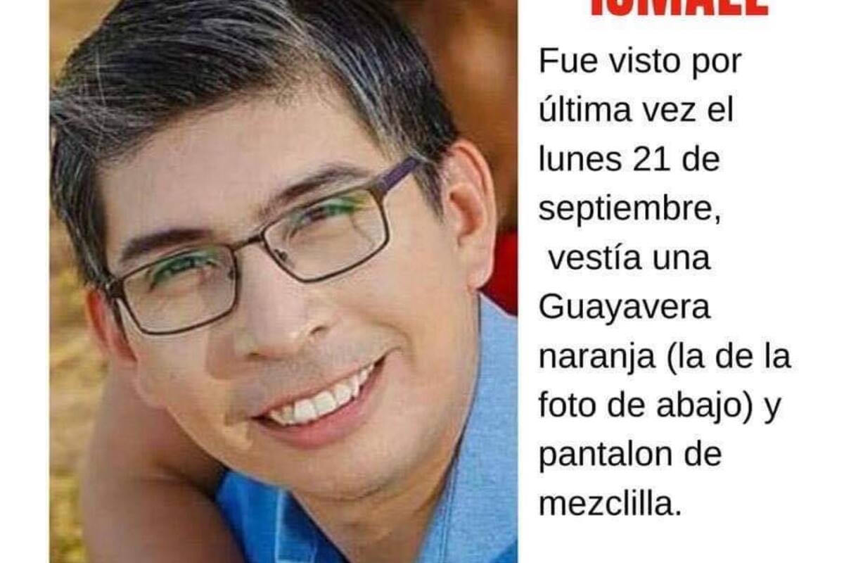 Piden ayuda para encontrar a Ismael, desaparecido desde el lunes