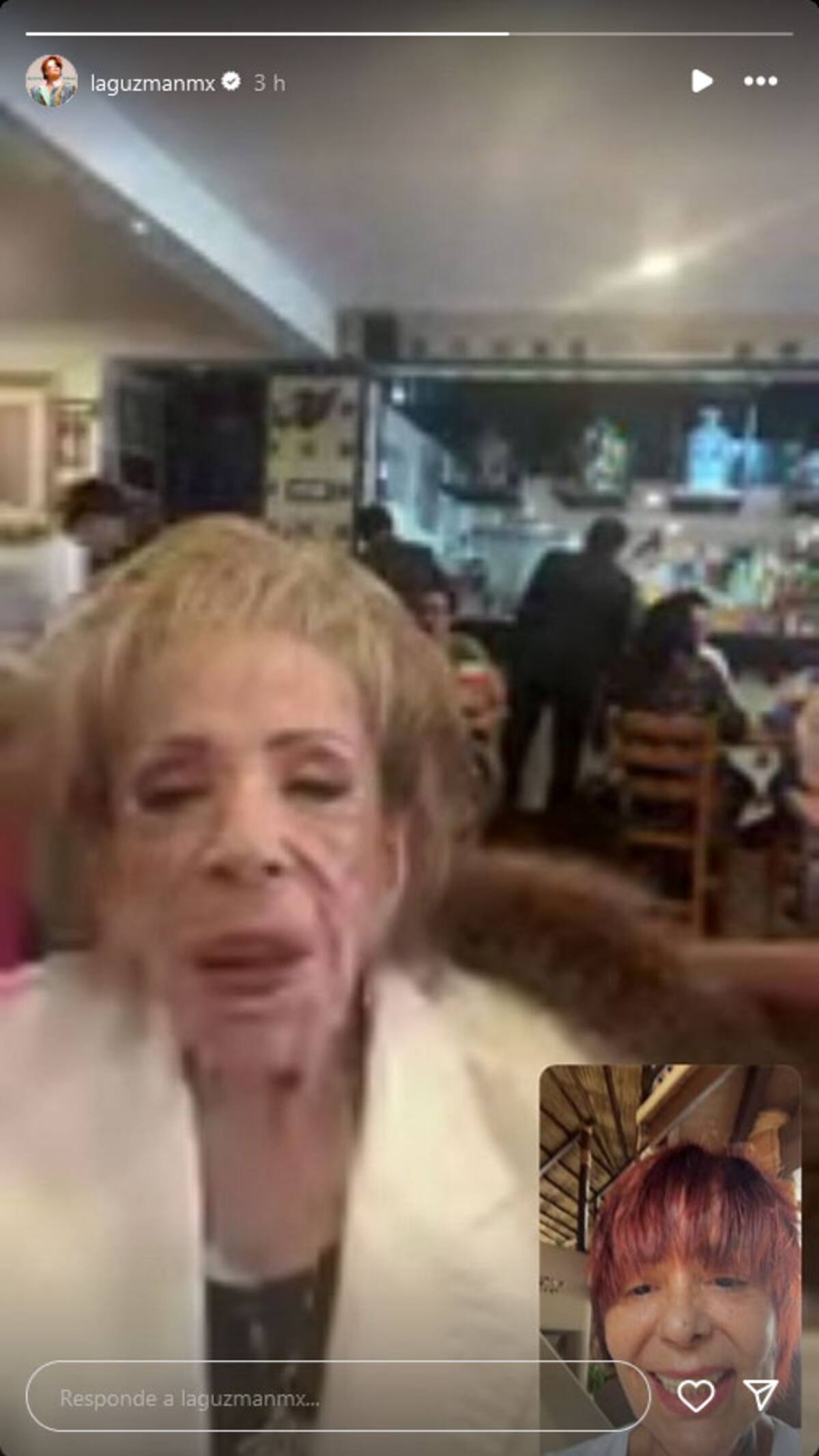 Alejandra Guzmán hace videollamada con su mamá Silvia Pinal
