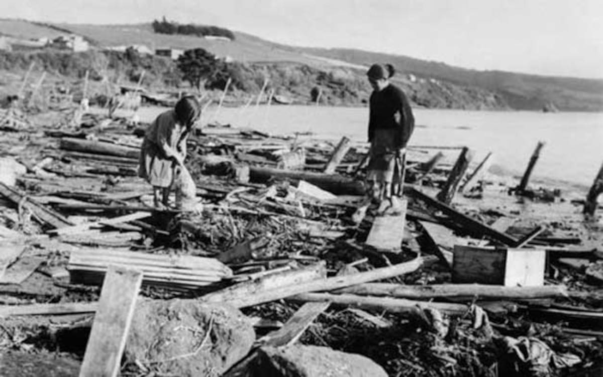 El gran terremoto del Tibet en 1950. FOTO: Gobierno de México