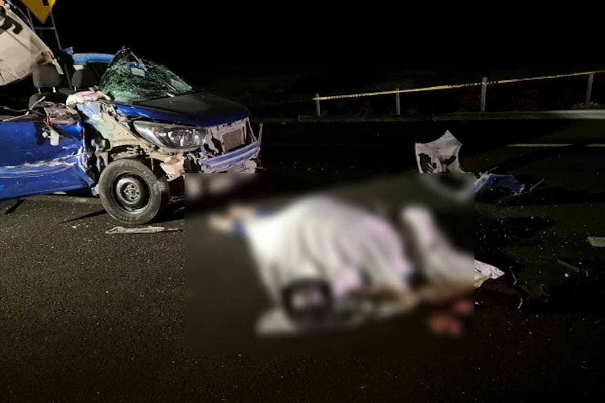 Mueren dos personas en accidente de tránsito en la carretera Mexicali- Tecate