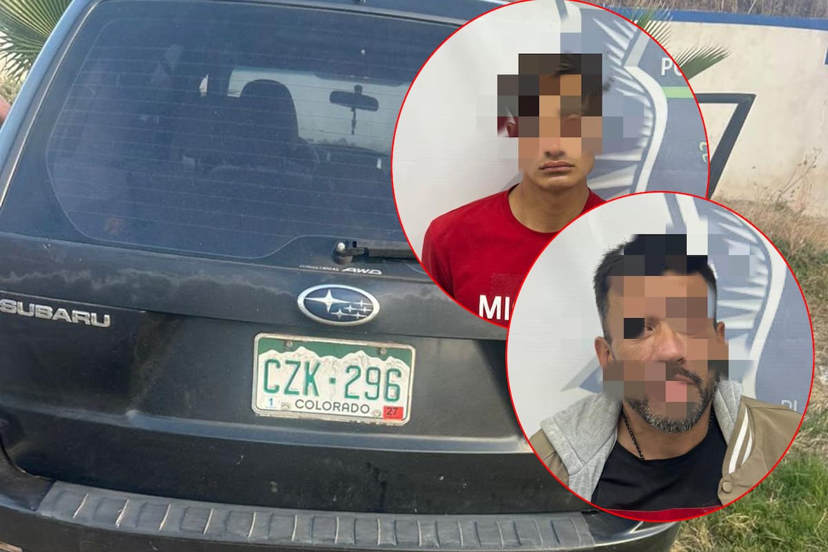 Persecución termina con dos detenidos y recuperación de vehículo robado en Rosarito
