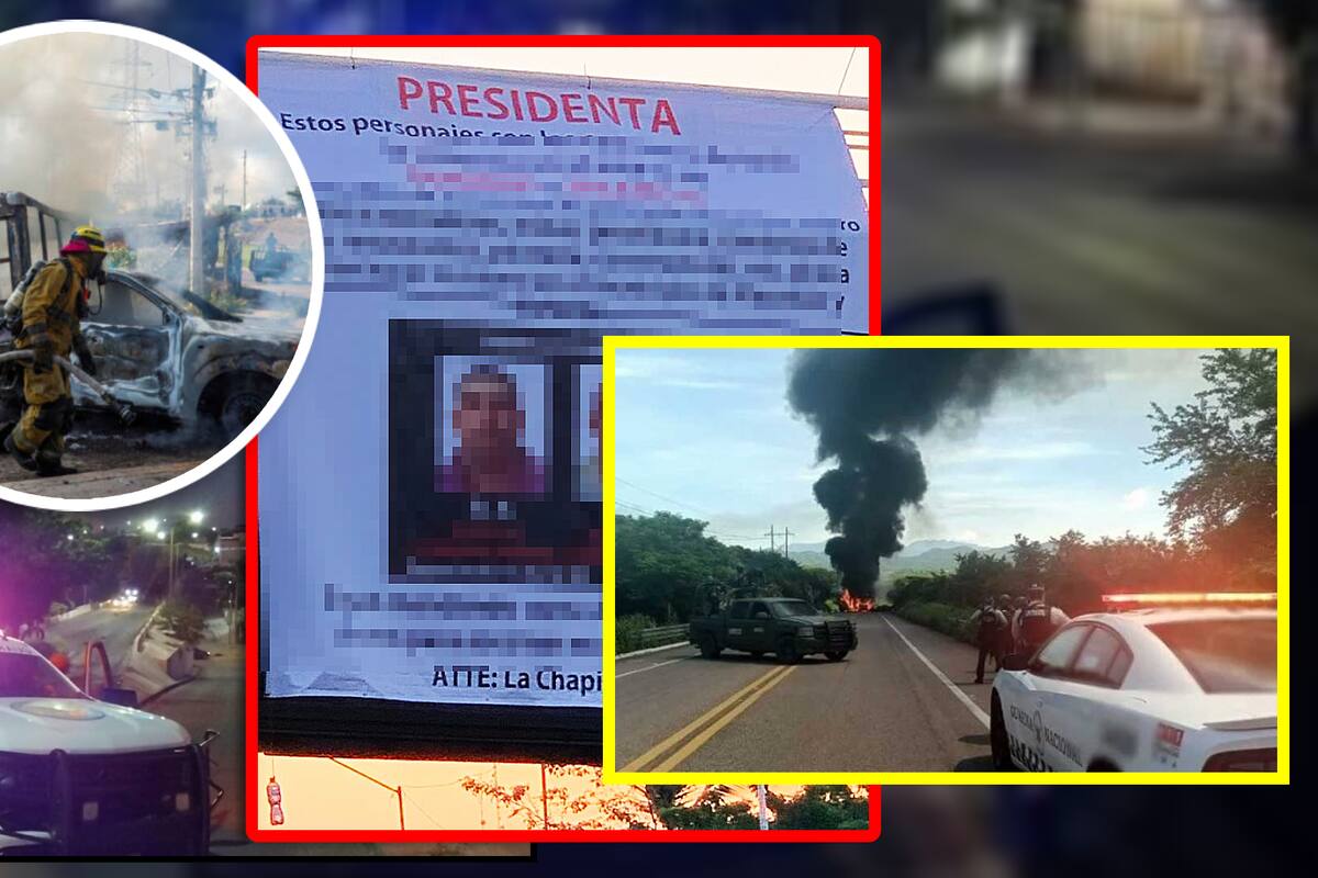 Violencia en Sinaloa: cinco asesinatos y advertencias de ‘La Chapiza’ a Claudia Sheinbaum en narcomanta