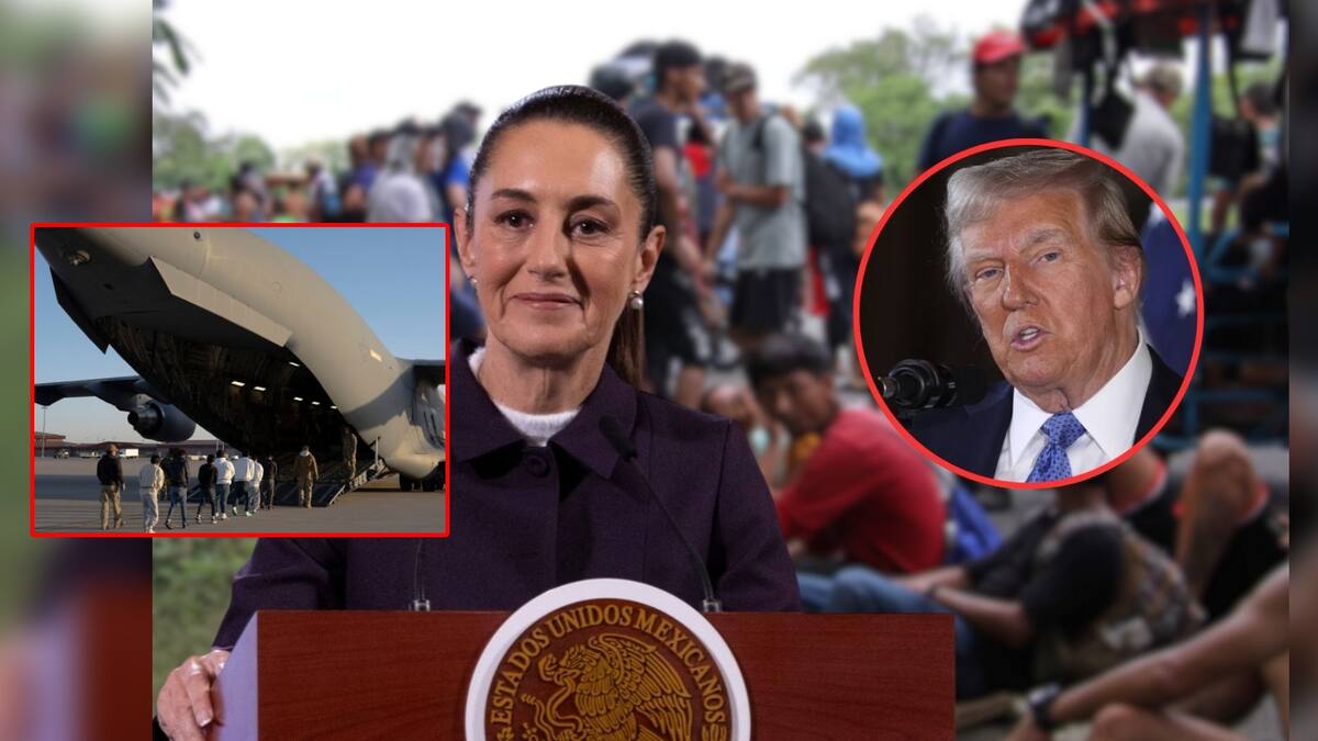 México habría rechazado el vuelo de un avión proveniente de Estados Unidos en el que Donald Trump, presidente de EU, enviaba a migrantes deportados. | Archivo GH