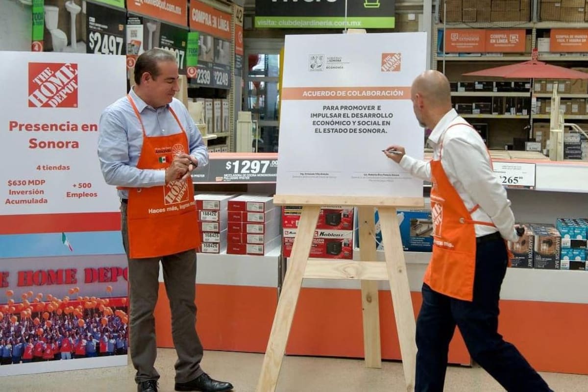The Home Depot tendrá segunda sucursal en Hermosillo, anuncia la Secretaría de Economía