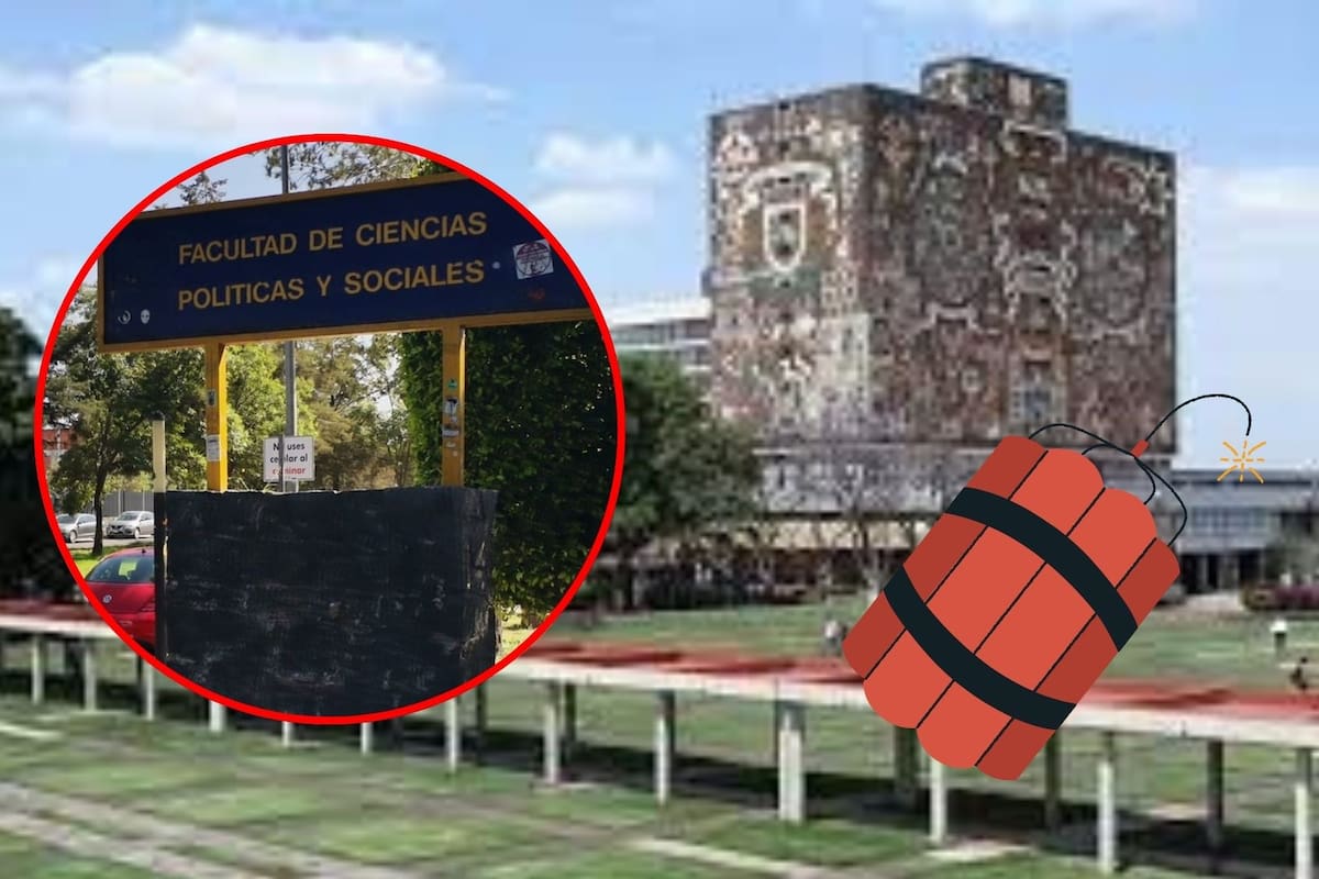 Desalojan la Facultad de Ciencias Políticas de la UNAM por presunta amenaza de bomba