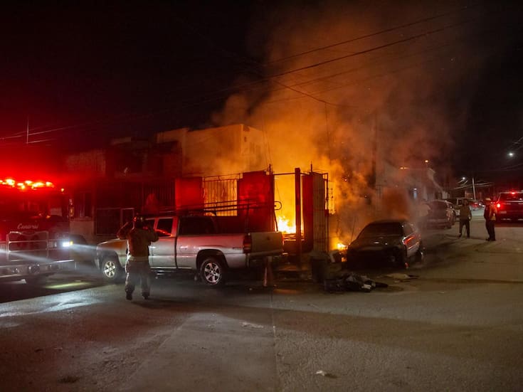 Incendio consume vivienda improvisada en fraccionamiento California