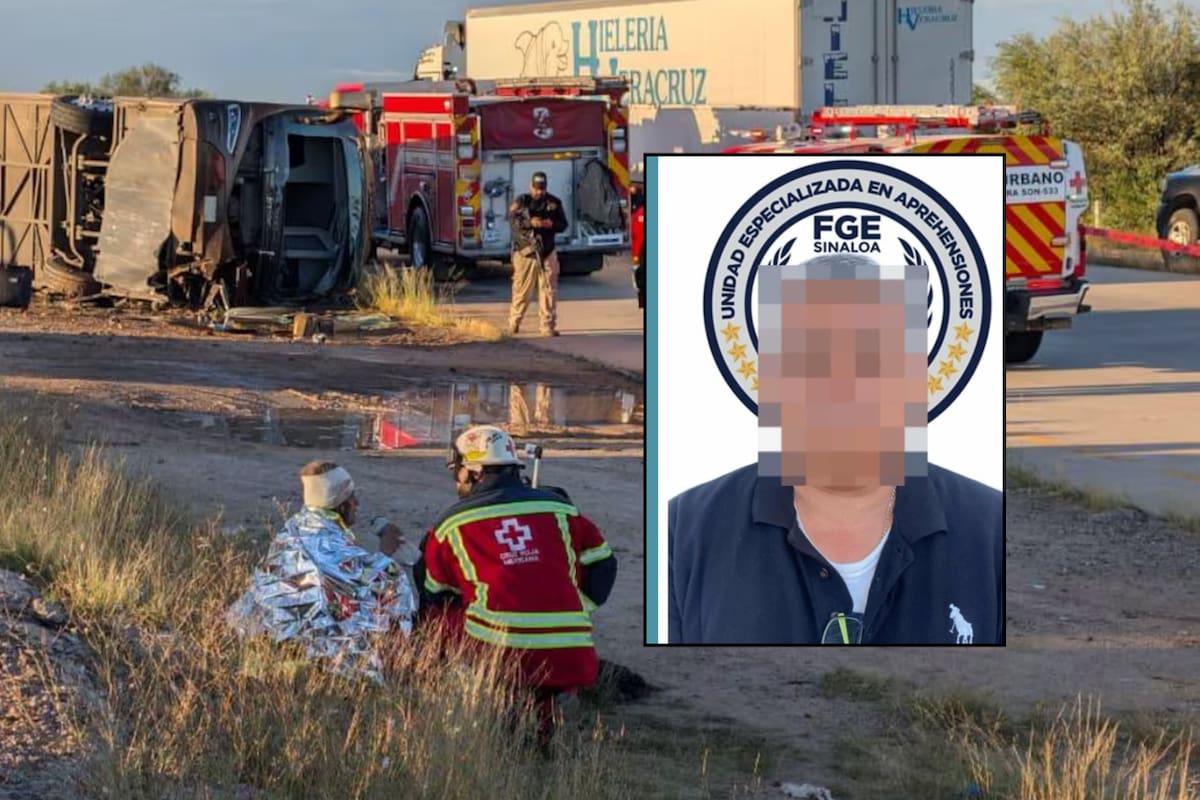 Atrapan a chofer de Tufesa que abandonó a accidentados en el tramo Guaymas–Hermosillo