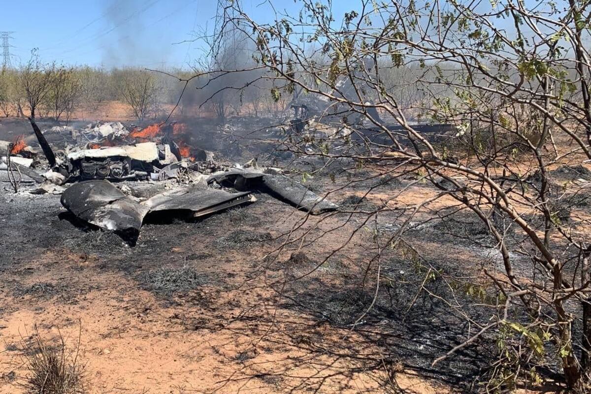 Desplome de avioneta deja 4 muertes en Hermosillo