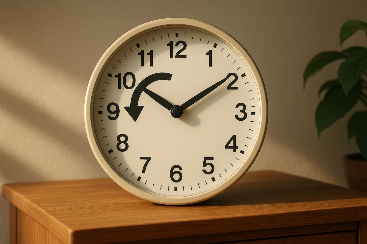 No olvides retrasar una hora el reloj este domingo 2 de noviembre por el horario de invierno